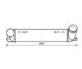 Chladi vzduchu intercooler AVA QUALITY COOLING ‐ AVA BWA4473