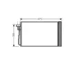 Kondenztor klimatizace AVA QUALITY COOLING ‐ AVA BWA5267D