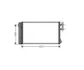 Kondenztor klimatizace AVA QUALITY COOLING ‐ AVA BWA5296D