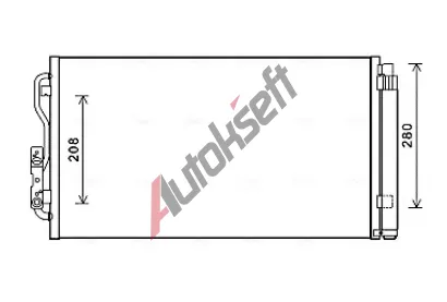 AVA QUALITY COOLING Kondenztor klimatizace AVA BWA5434D, BWA5434D