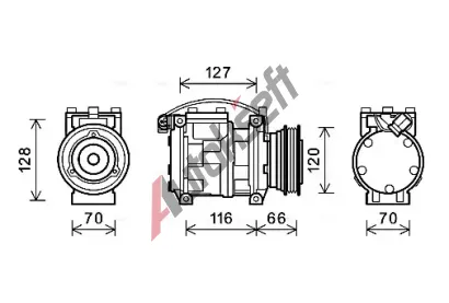 AVA Clever Choice Kompresor klimatizace AVA BWAK232, BWAK232 AVA Clever Choice Kompresor klimatizace AVA BWAK232, BWAK232