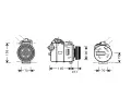 Kompresor klimatizace AVA QUALITY COOLING ‐ AVA BWAK306
