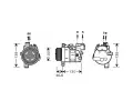 Kompresor klimatizace AVA QUALITY COOLING ‐ AVA BWAK319