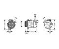 Kompresor klimatizace AVA QUALITY COOLING ‐ AVA BWAK321