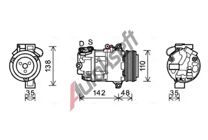 AVA Clever Choice Kompresor klimatizace AVA BWAK390, BWAK390 AVA Clever Choice Kompresor klimatizace AVA BWAK390, BWAK390