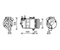 AVA QUALITY COOLING Kompresor klimatizace ‐ AVA BWAK395