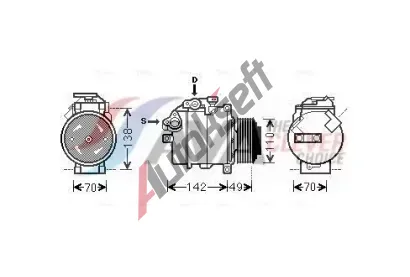 AVA QUALITY COOLING Kompresor klimatizace ** CLEVER FIT ** AVA BWAK411, BWAK411