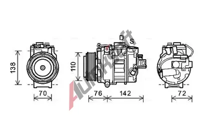 AVA QUALITY COOLING Kompresor klimatizace AVA BWAK419, BWAK419