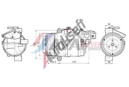 AVA QUALITY COOLING Kompresor klimatizace ** CLEVER FIT ** AVA BWAK630, BWAK630