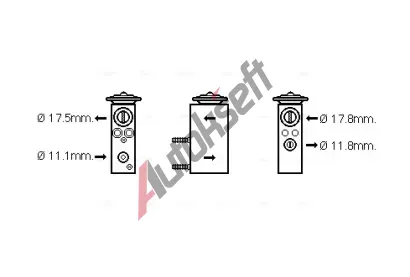 AVA QUALITY COOLING Expanzn ventil klimatizace AVA CN1276, CN1276