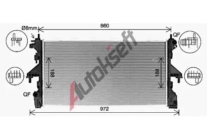 AVA QUALITY COOLING Chladi vody AVA CN2320, CN2320