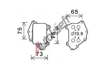 AVA QUALITY COOLING Chladi oleje AVA CN3309, CN3309