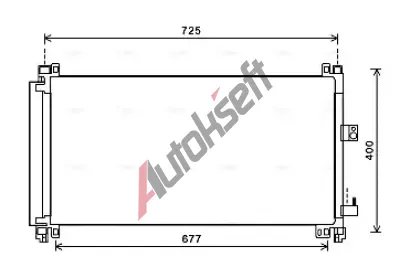 AVA QUALITY COOLING Kondenztor klimatizace AVA CN5273D, CN5273D