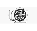 Vtrk chlazen motoru AVA QUALITY COOLING ‐ AVA CN7556