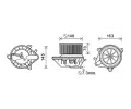 Vnitn ventiltor AVA QUALITY COOLING ‐ AVA CN8292