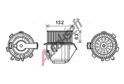AVA QUALITY COOLING Vnitn ventiltor AVA CN8298, CN8298