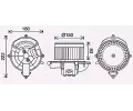 Vnitn ventiltor AVA QUALITY COOLING ‐ AVA CN8310