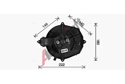 AVA QUALITY COOLING Vnitn ventiltor AVA CN8329, CN8329