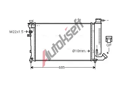 AVA QUALITY COOLING Chladi vody AVA CNA2108, CNA2108