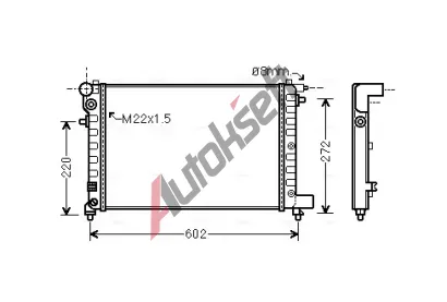 AVA QUALITY COOLING Chladi vody AVA CNA2120, CNA2120