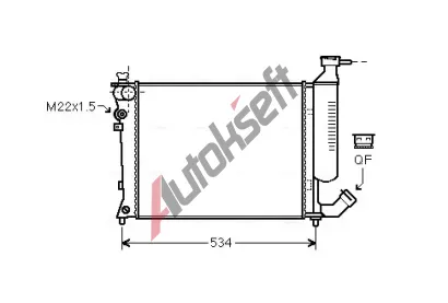 AVA QUALITY COOLING Chladi vody AVA CNA2154, CNA2154