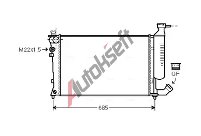 AVA QUALITY COOLING Chladi vody AVA CNA2157, CNA2157