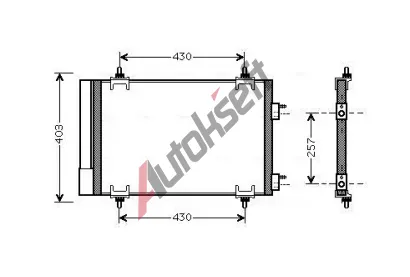 AVA QUALITY COOLING Kondenztor klimatizace AVA CNA5230D, CNA5230D