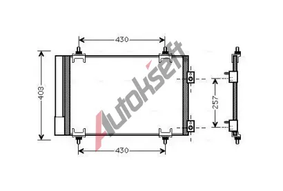 AVA QUALITY COOLING Kondenztor klimatizace AVA CNA5231D, CNA5231D