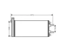 Kondenztor klimatizace AVA QUALITY COOLING ‐ AVA CNA5248D