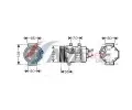 Kompresor klimatizace AVA QUALITY COOLING ‐ AVA CNAK253