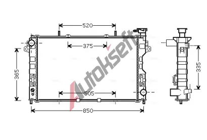 AVA QUALITY COOLING Chladi� vody AVA CR2077, CR2077
