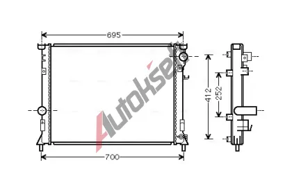 AVA QUALITY COOLING Chladi vody AVA CR2097, CR2097