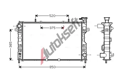 AVA QUALITY COOLING Chladi� vody AVA CR2117, CR2117