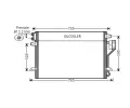 Kondenztor klimatizace AVA QUALITY COOLING ‐ AVA CR5106