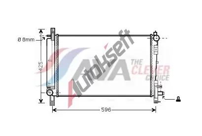 AVA QUALITY COOLING Chladi vody AVA CRA2080, CRA2080