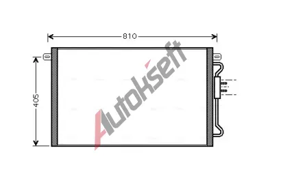 AVA QUALITY COOLING Kondenztor klimatizace AVA CRA5075, CRA5075