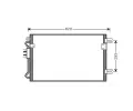 Kondenztor klimatizace AVA QUALITY COOLING ‐ AVA CRA5098