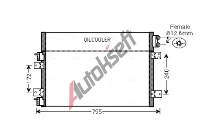 AVA Clever Choice Kondenzátor klimatizace AVA CRA5113, CRA5113 AVA Clever Choice Kondenzátor klimatizace AVA CRA5113, CRA5113