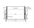 Kondenztor klimatizace AVA QUALITY COOLING ‐ AVA CRA5124D