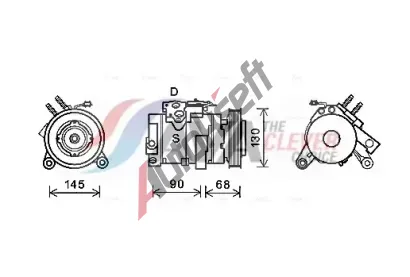 AVA QUALITY COOLING Kompresor klimatizace ** CLEVER FIT ** AVA CRAK133, CRAK133