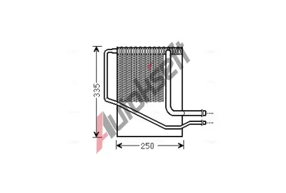 AVA QUALITY COOLING Výparník klimatizace AVA CRV126, CRV126 AVA QUALITY COOLING Výparník klimatizace AVA CRV126, CRV126