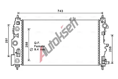 AVA QUALITY COOLING Chladi vody AVA CT2046, CT2046