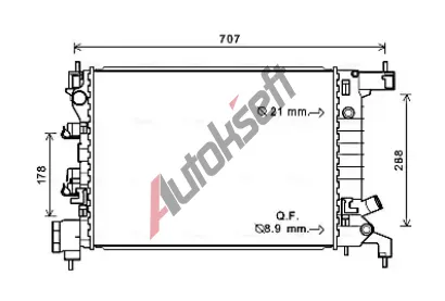 AVA QUALITY COOLING Chladi vody AVA CTA2047, CTA2047