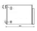 Kondenztor klimatizace AVA QUALITY COOLING ‐ AVA DAA5011D