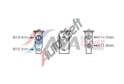 AVA QUALITY COOLING Expanzn� ventil klimatizace AVA DN1389, DN1389