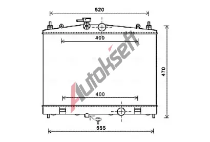 AVA QUALITY COOLING Chladič vody AVA DN2338, DN2338 AVA QUALITY COOLING Chladič vody AVA DN2338, DN2338