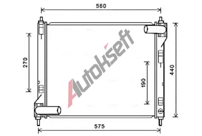 AVA QUALITY COOLING Chladič vody AVA DN2354, DN2354 AVA QUALITY COOLING Chladič vody AVA DN2354, DN2354