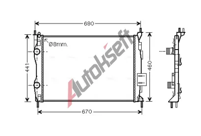 AVA QUALITY COOLING Chladi vody AVA DN2413, DN2413