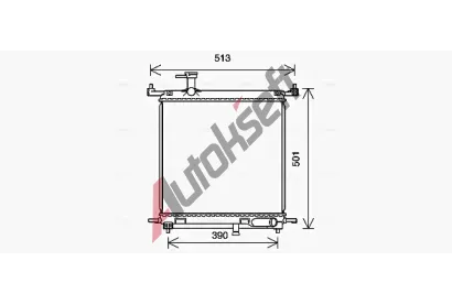 AVA QUALITY COOLING Chladič vody AVA DN2435, DN2435 AVA QUALITY COOLING Chladič vody AVA DN2435, DN2435
