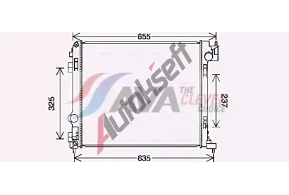AVA QUALITY COOLING Chladič vody AVA DN2444, DN2444 AVA QUALITY COOLING Chladič vody AVA DN2444, DN2444